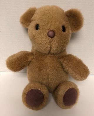 1981 Gund Bearspot Teddy Bear 13 " Plush Brown Vintage Stuffed Animal