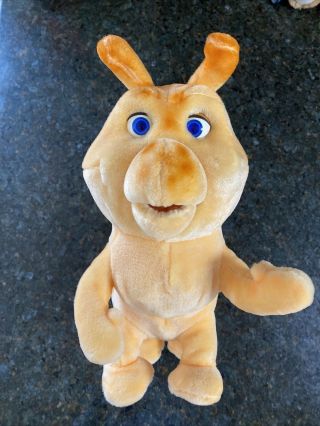 Vintage 1985 Teddy Ruxpin Grubby Caterpillar Talking Plush W/ Battery Cover Tag