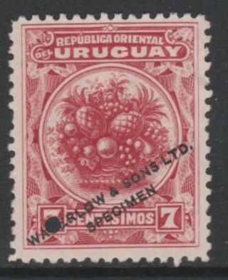 Uruguay 4913 - 1900 7c Printer 