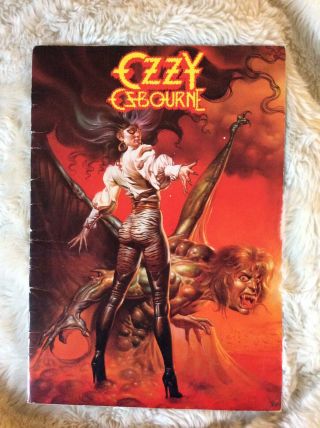 Ozzy Osbourne The Ultimate Sin Tour 1986 Tour Book Programme Concert Metal