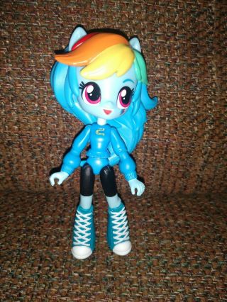 My Little Pony G4/equestria Girls/mini Rainbow Dash Doll/articulated Doll/mlp