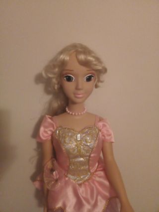 Disney 36  My Size Princess Aurora Talking Ballerina Doll -