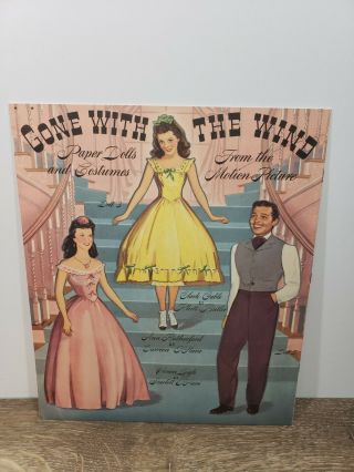 Gone with the Wind Paper Dolls,  By Merrill,  50th Anniversary - Uncut, 2