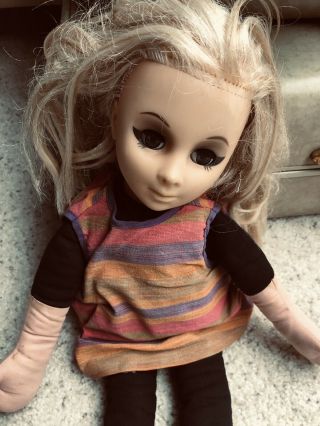 Vintage 1964 Mattel Scooba Doo Doll Blonde Hair.  Talking Doll