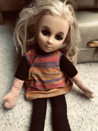 Vintage 1964 Mattel Scooba Doo Doll Blonde Hair.  Talking Doll 2