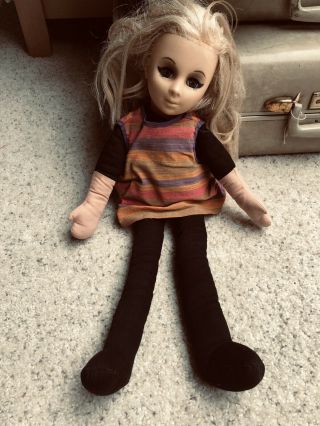 Vintage 1964 Mattel Scooba Doo Doll Blonde Hair.  Talking Doll 3