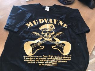 Mudvayne 2005 Guerilla Tour Shirt Vintage Xl