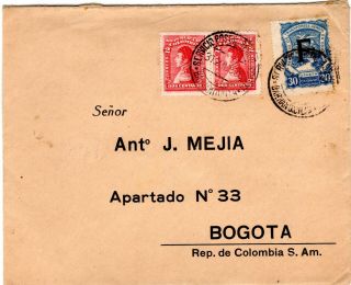 France - Colombia - Scadta Consular 30c Cover - Paris To Bogota - 1926 - Rrrr