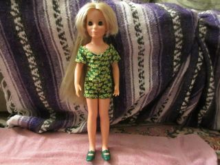 Vintage Ideal Kerry Doll Green Elephant Outfit Underwear Green Shoes Crissy Pal