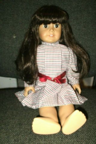 Pleasant Company Samantha American Girl Doll In Meet Dress