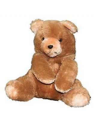 Vintage Russ Oliver Brown Teddy Bear Plush 661 Stuffed Animal Toy 15 "