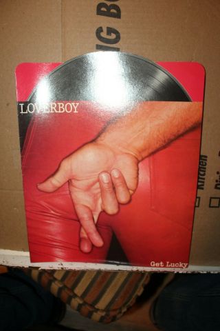 Vintage 1981 Loverboy Get Lucky Popfolio Folder Record Rare