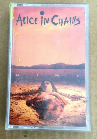 Alice In Chains Dirt Vintage Cassette Complete W/ Case & Insert Oop 1992 1990s