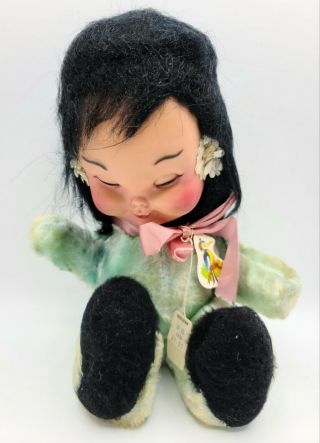 Vintage 1960? 1970? Herman Pecker 10 " Asian Doll Very Rare York