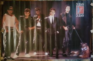 Duran Duran 7 & The Ragged Tiger Poster 1984 Apprx 21 X 32