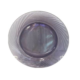 Pyrex Platter Festiva Amethyst Purple Glass Swirl Pattern 12 "