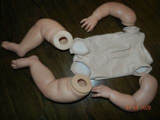 Reborn Doll - Cloth Body Legs And Arms - No Head Put Together