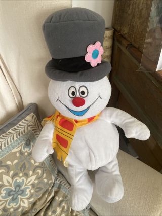 [vintage] Frosty The Snowman - Christmas Stuffed Animal Plush Holiday Toy