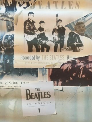 RARE Vintage - The Beatles Anthology 1 1995 Promo Poster 2