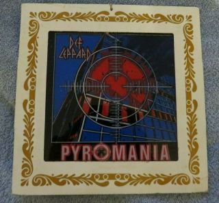 Vintage Def Leppard - Pyromania State Fair Mirror