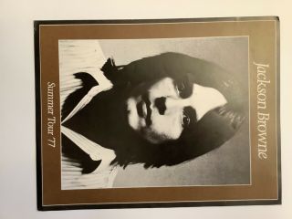 Jackson Browne Tour Book From 1977