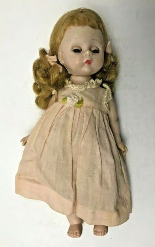 Vintage Madame Alexander Alex Doll With Some Clothes - - 7 - 1/2 " Tall