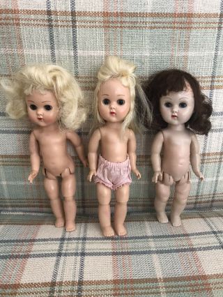 Group Of 1950s Walker Ginny Dolls Or Fix - Up