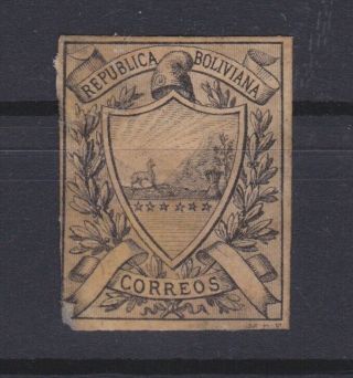 Aa.  237 - Bolivia Essay,  1864,  Coat Of Arms