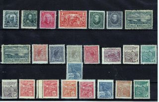 Brasil 1906/1921 24 Stamps Mlh / Mnh