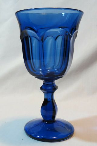 Imperial Old Williamsburg Deep Ultra Blue 6 ½” Water Goblet (s)