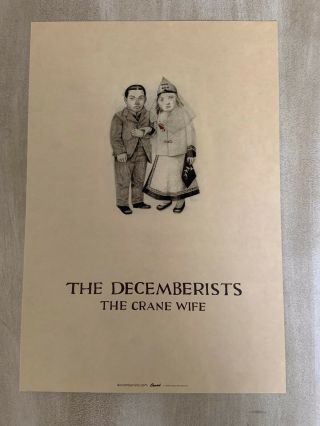 The Decemberists “ The Crane Wife “ Promo Poster