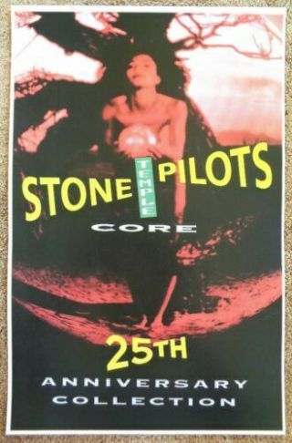 Stone Temple Pilots Core Stp Record Album 25th Anniversary Purple 11x17 Poster