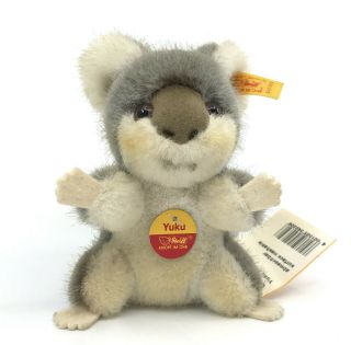 Steiff Yuku Koala Bear Plush 11cm 4.  5in Id Button Tags 1991 - 2002 Vintage