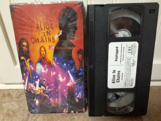 Alice In Chains Unplugged Vhs Mtv Open Box