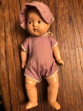 Dionne Quintuplet Doll Madame Alexander Ny 1930s Emelie With Tag