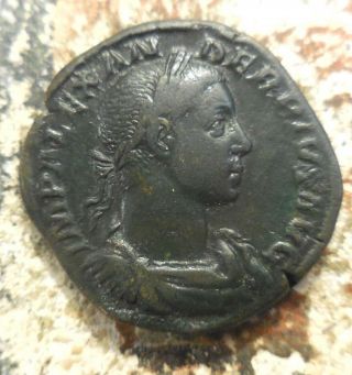 Severus Alexander Sestertius,  Rome,  Ad 231; Imp Alexan - Der Pivs Avg,  Sol
