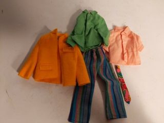 1970 Mod Ken 1514 Sears Exclusive Outfit Casual All Stars Doll Clothes Barbie