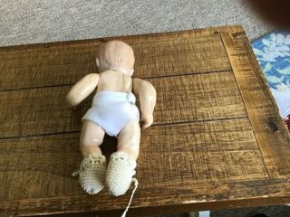 Antique German Bisque Head Baby Doll 9 inches 3