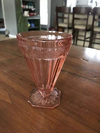 Jeannette Usa Adam Pink Footed Tumbler Depression Glass Replacement (9