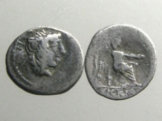 Porcia 11 Silver Quinarius_roman Republic_fought Julius Caesar