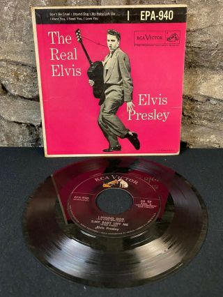 The Real Elvis Presley 45 Record & Sleeve Vinyl Don 