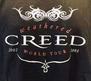 Creed Weathered Tour T - Shirt 2002 - 2003 T - Shirt - Y2k