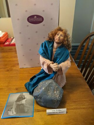 Vtg Ashton Drake Doll Jesus Messages Of Hope Our Father Who Art In Heaven 1995