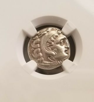 Kingdom Of Macedon Alexander Iii Drachm Ngc Au Ancient Silver Coin