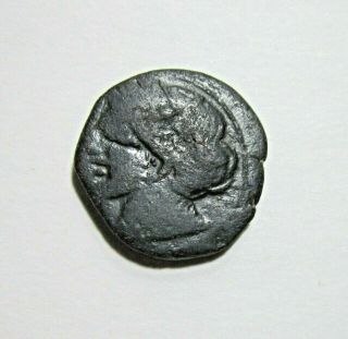 Zeugitania,  Carthage.  Ae 21.  Time Of Second Punic War,  Circa 221 - 202 Bc.