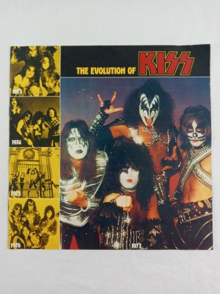 The Evolution Of Kiss Booklet - Alive Ii Insert - Casablanca Records