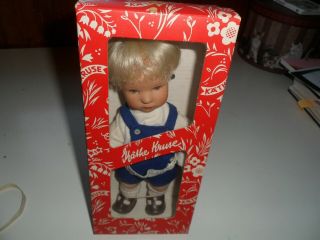 Vintage Kathe Kruse 10”boy Doll Blond