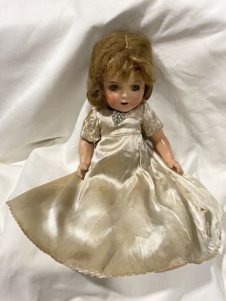 1930s Ideal 15 " Composition Shirley Temple Doll W Dress