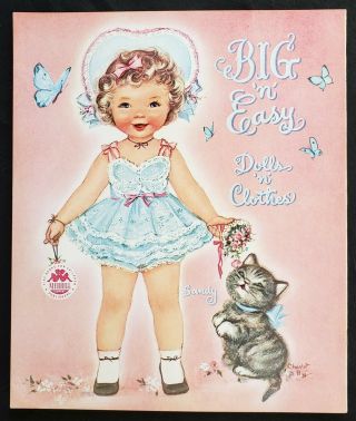 Big ' n ' Easy Dolls ' n ' Clothes for Candy with art by Charlot Byi (Byj) 1949 2