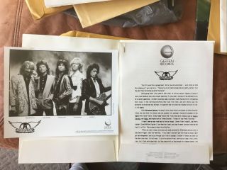 Aerosmith Permanent Vacation Press Kit 1987
